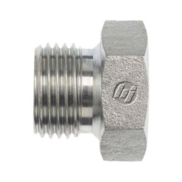 1/4 BSP Male Plug - Nickel Plated Brass, With O-Ring, For Air